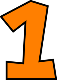 "1" graphic 